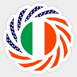 Irish American Multinational Patriot Flag Sticker